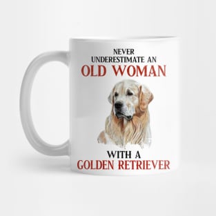 Never Underestimate an old woman tshirt funny gift t-shirt Mug